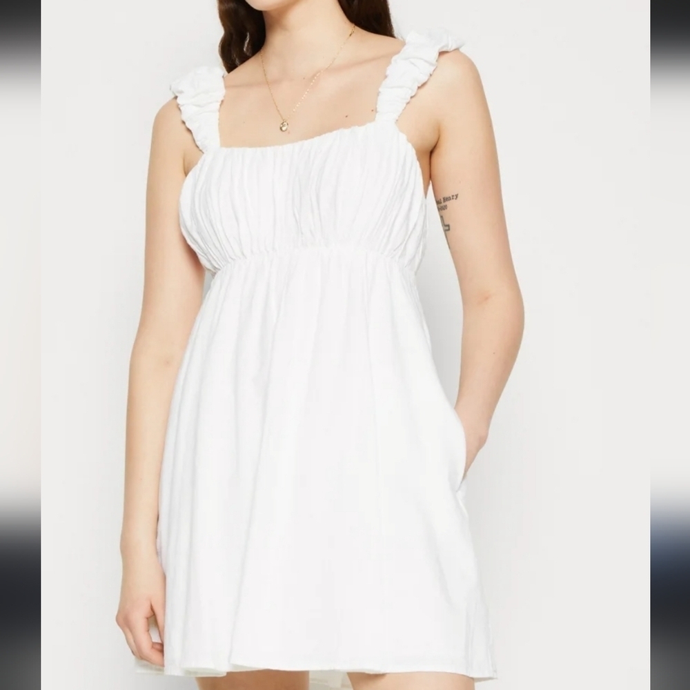 Abercrombie & Fitch puff strap babydoll dress